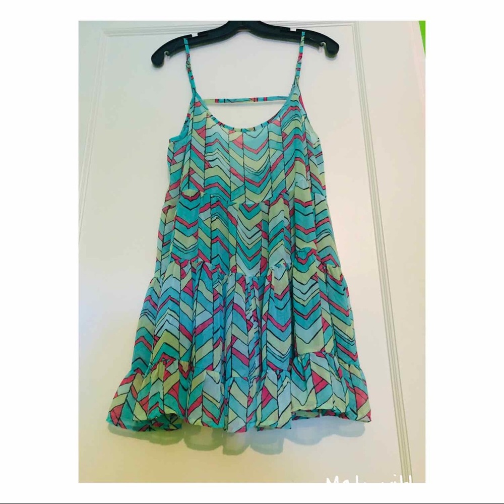 Geometric Swimsuit Coverup